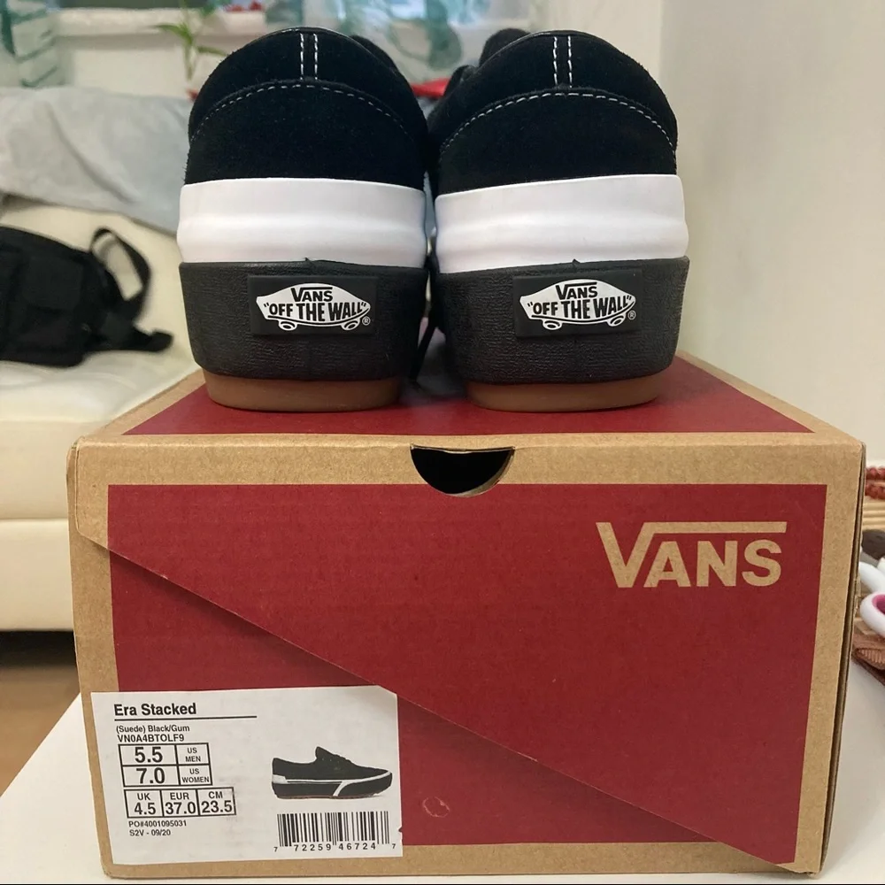 Vans Old Skool - Era Stacked Black Suede (US 7)  Women - Picture 4 of 6